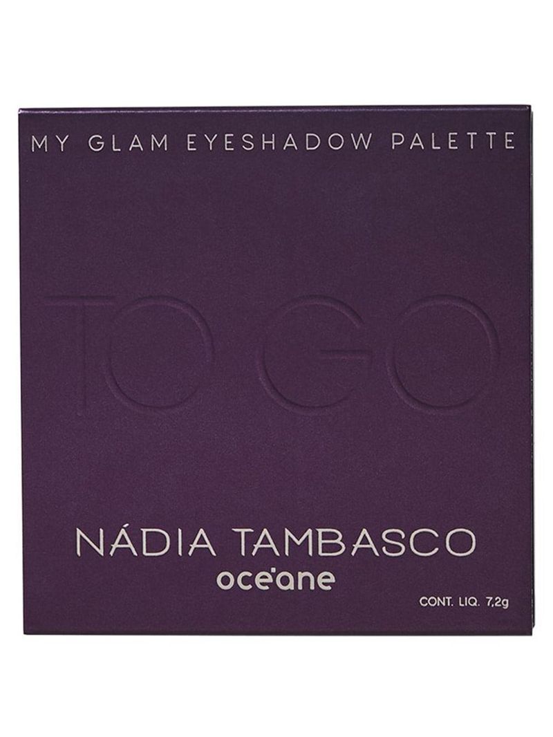 Paleta de sombras nádia tabasco by océane to go – my glam