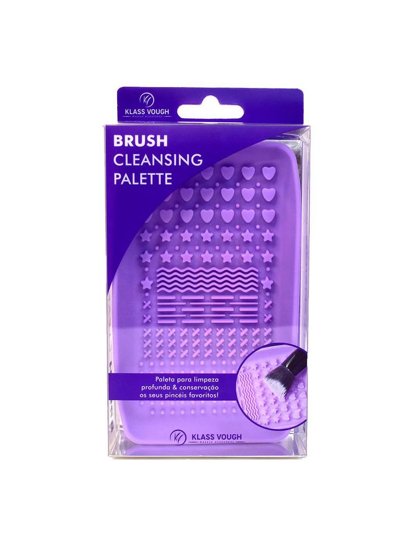 Paleta para limpeza de pincéis klass vough - brush cleansing palette
