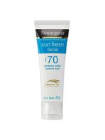 Protetor solar facial neutrogena sun fresh fps 70