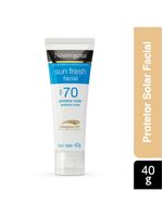 Protetor solar facial neutrogena sun fresh fps 70