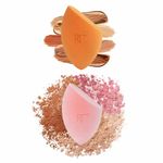 Real techniques  esponjas kit – esponja para base + esponja para pó