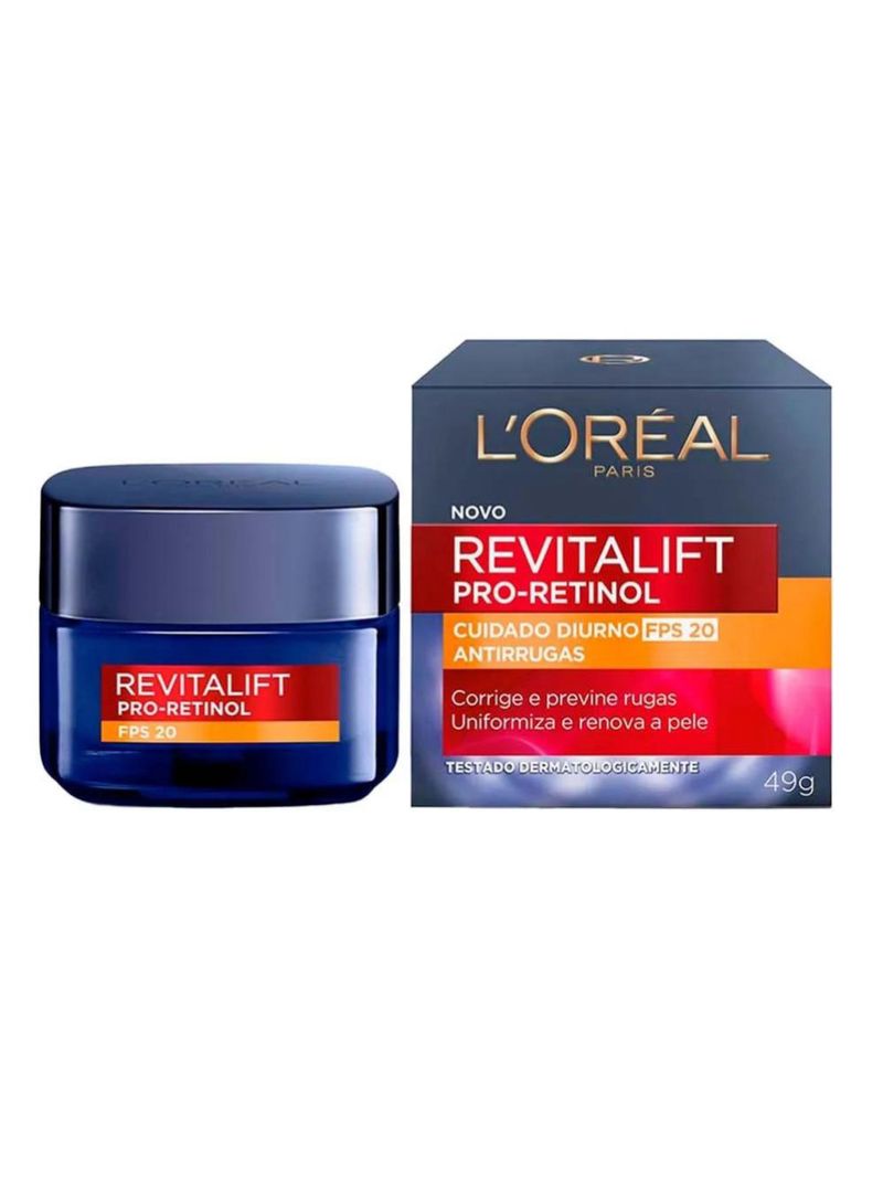 L'oréal paris kit - gel de limpeza facial + creme facial antirrugas