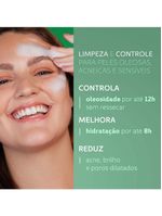 Espuma de limpeza facial mantecorp skincare glycare control