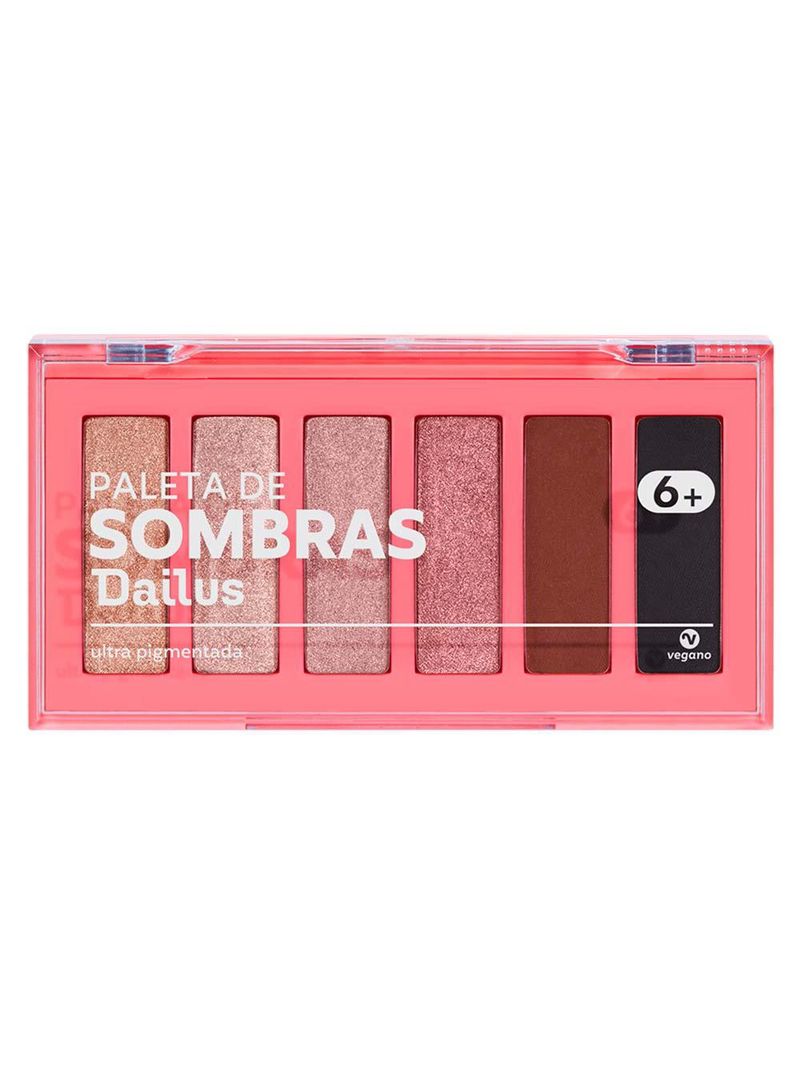 Paleta de sombras dailus ela faz o brilho dela