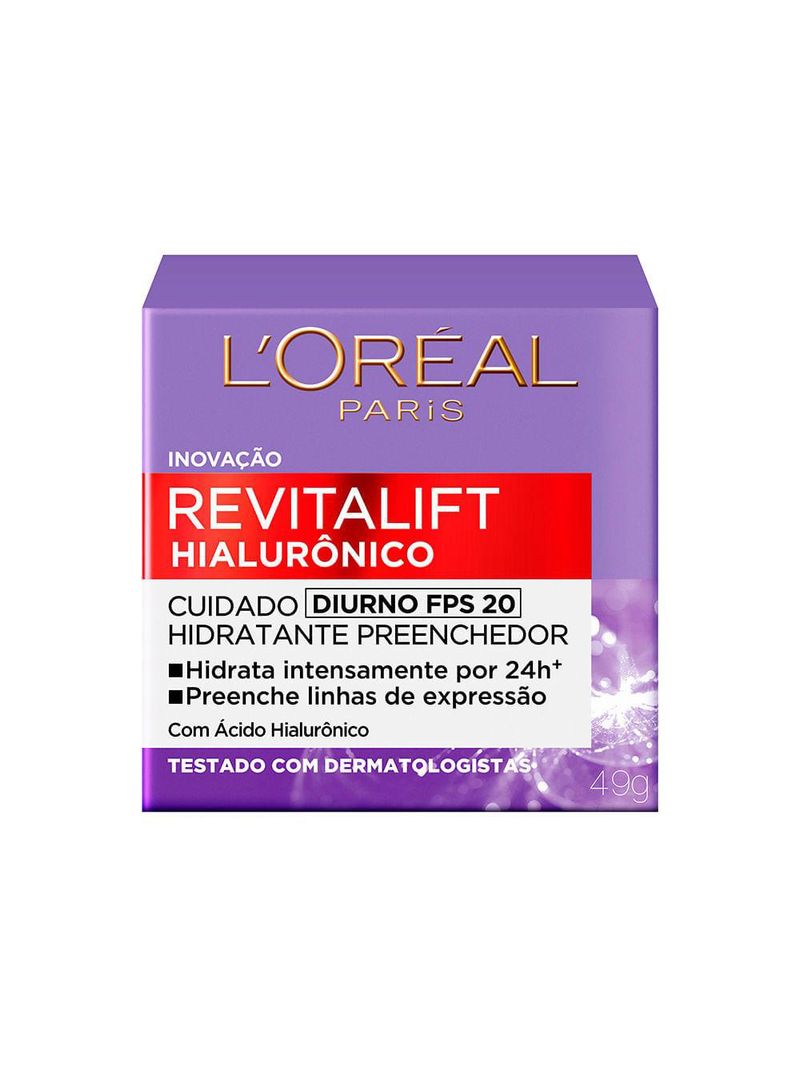 L'oréal paris revitalift hialurônico kit - diurno + noturno + creme para olhos