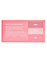 Paleta de contorno & iluminador & blush dailus pele de milhões 2