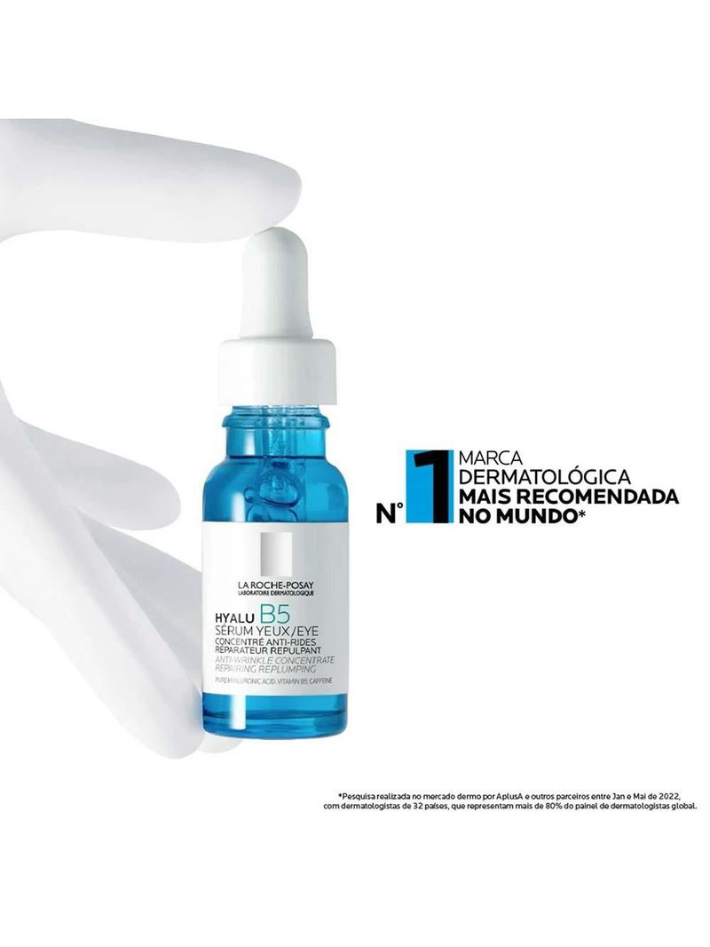 Sérum reparador para Área dos olhos la roche posay - hyalu b5 eye