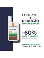 Protetor solar facial com cor la roche-posay anthelios airlicium+ fluido fps50
