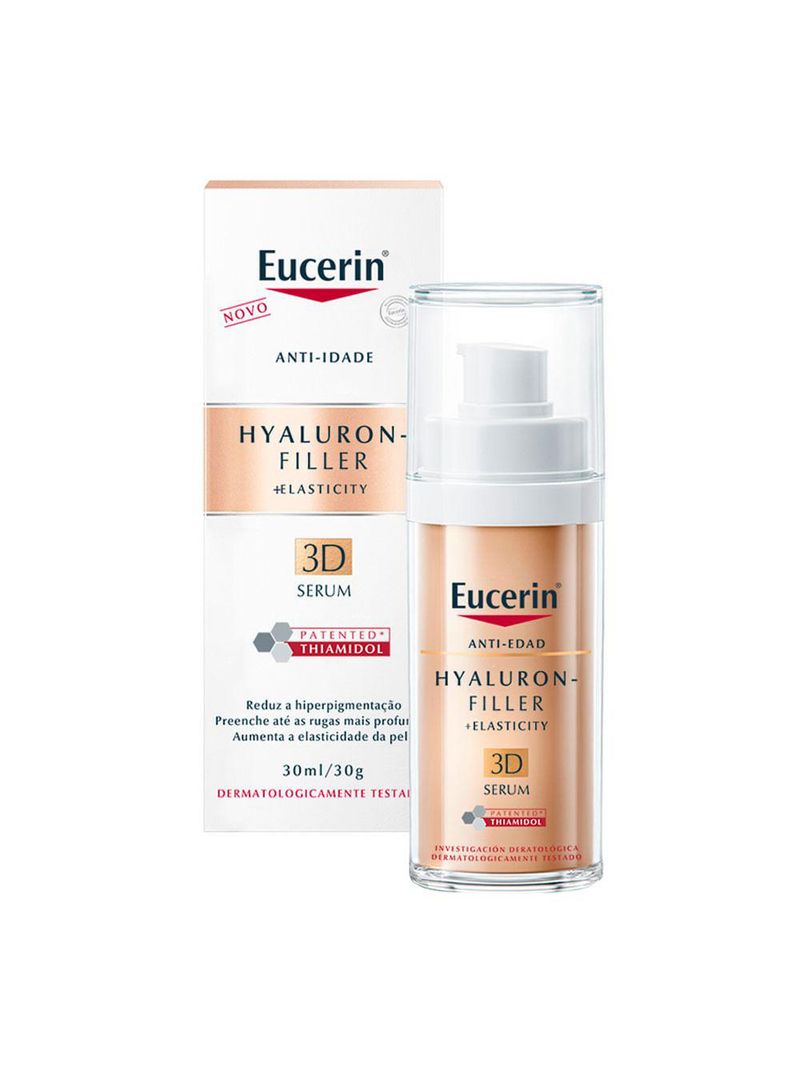Eucerin hyaluron-filler elasticity 3d sérum facial anti-idade
