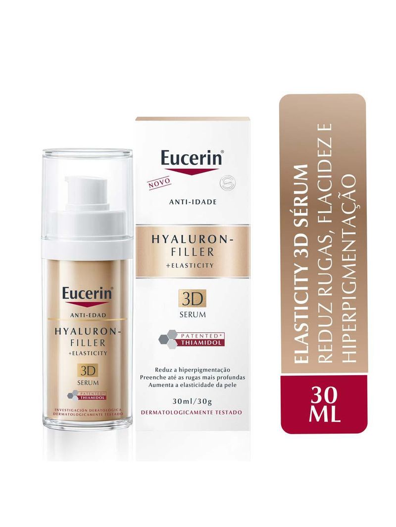 Eucerin hyaluron-filler elasticity 3d sérum facial anti-idade