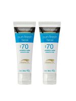 Neutrogena protetor solar facial sun fresh fps 70 kit – 2 unidades