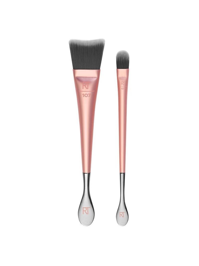 Real techniques kit - pincel + espátula rosto e olhos