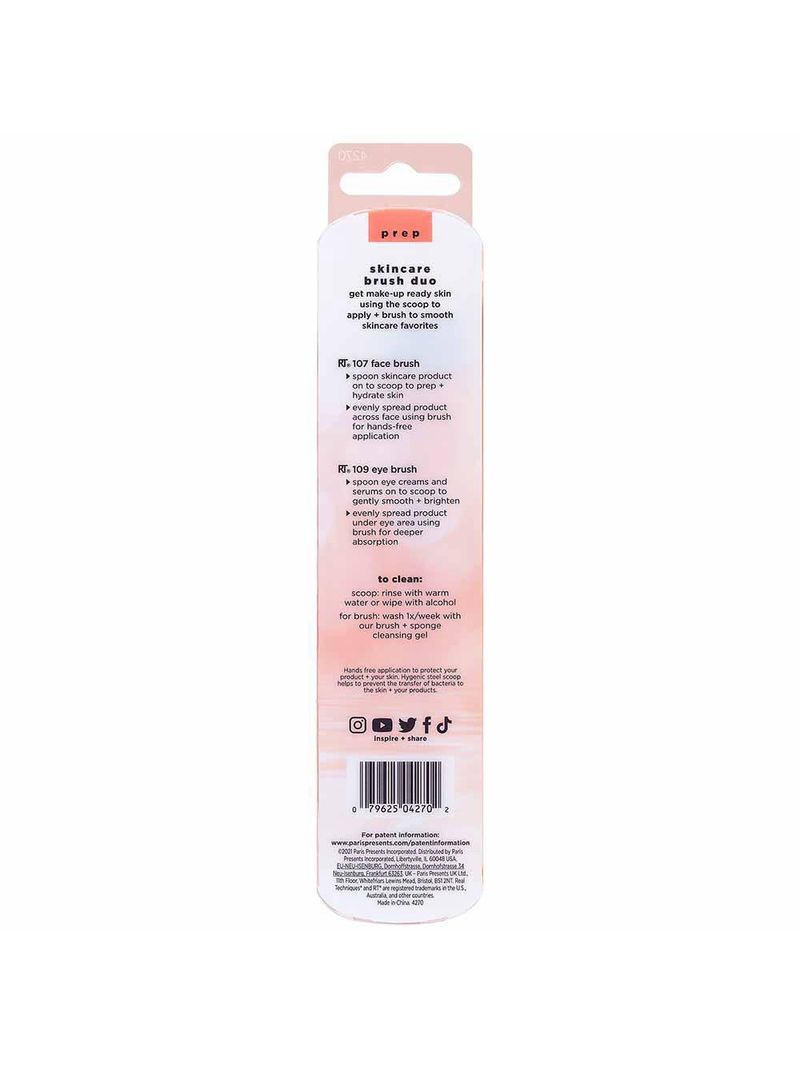 Real techniques kit - pincel + espátula rosto e olhos