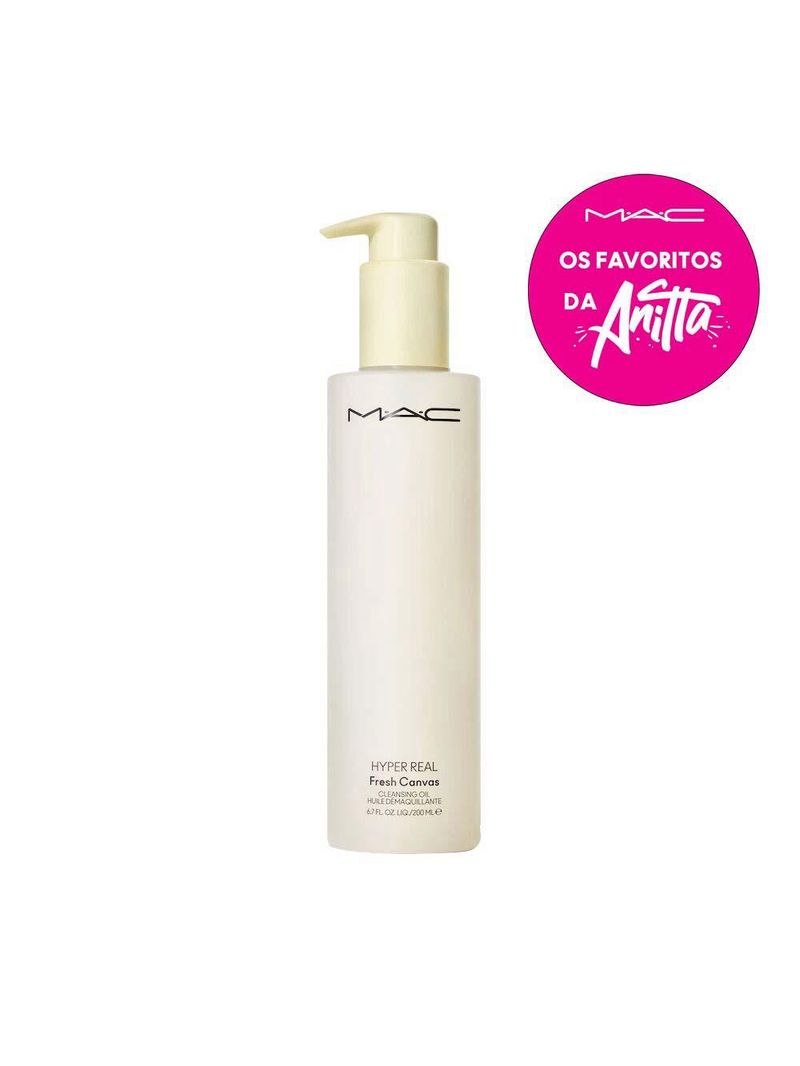 Óleo de limpeza facial mac hyper real cleansing