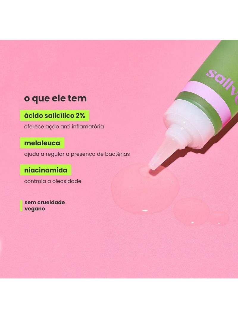 Sérum facial antiacne sallve