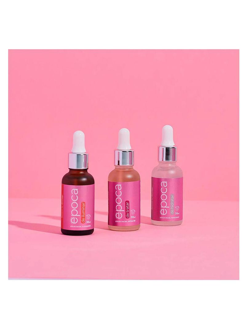 Época by dermage kit – Época de hidratar 30ml + Época de iluminar 30ml + ecobag Época cosméticos