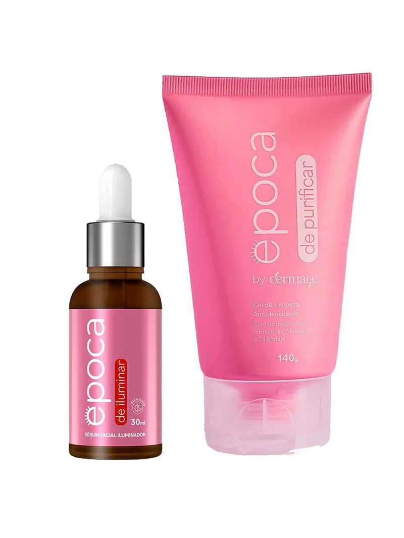 Época by dermage kit – Época de purificar 140g + Época de iluminar 30ml