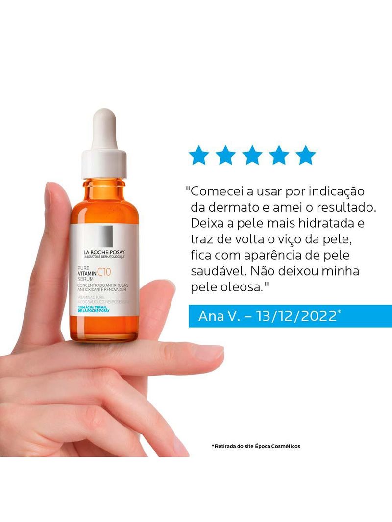 Sérum facial anti-idade la roche-posay pure vitamin c12