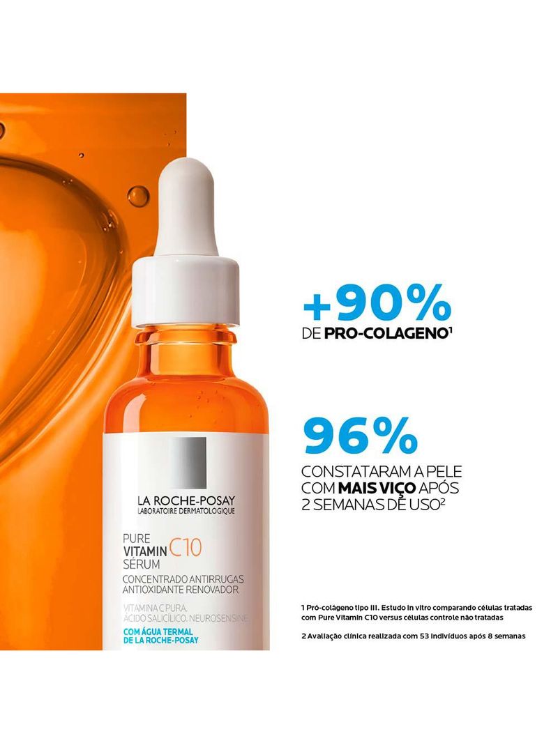 Sérum facial anti-idade la roche-posay pure vitamin c12