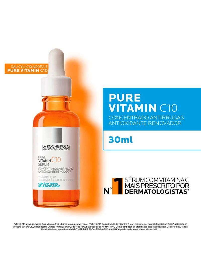 Sérum facial anti-idade la roche-posay pure vitamin c12