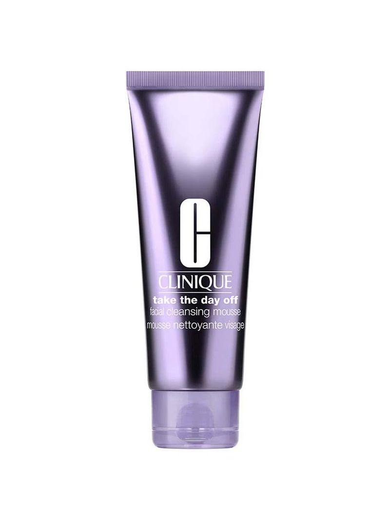 Mousse de limpeza facial clinique take the day off