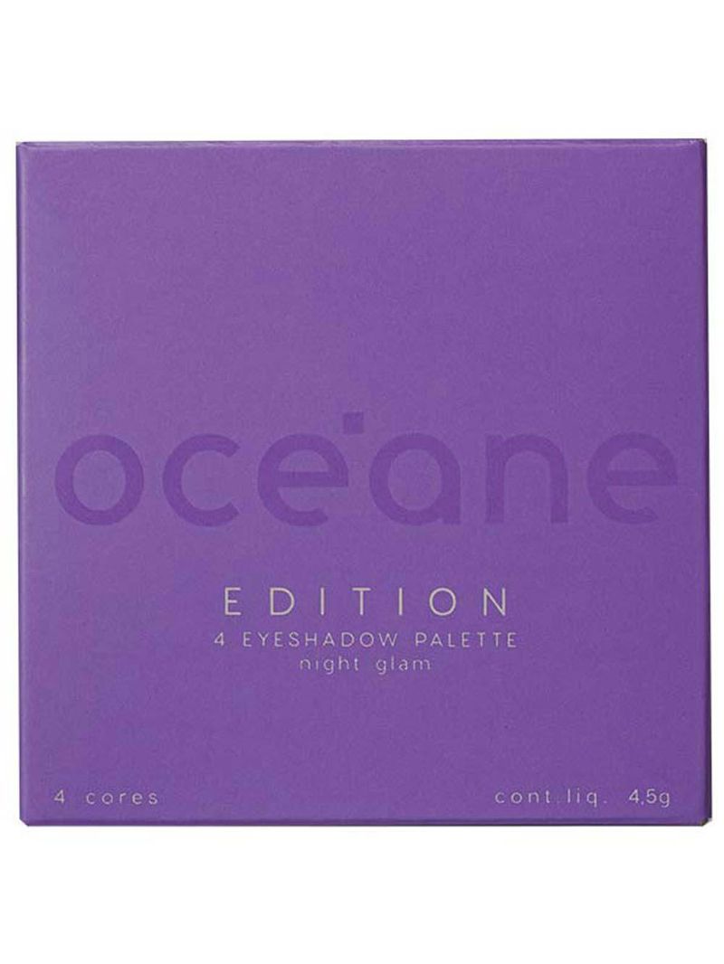 Paleta de sombras océane edition 4 palette night glam
