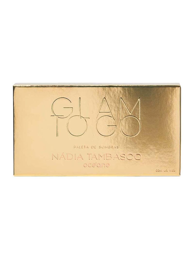 Paleta de sombra nádia tambasco by océane glam to go stones