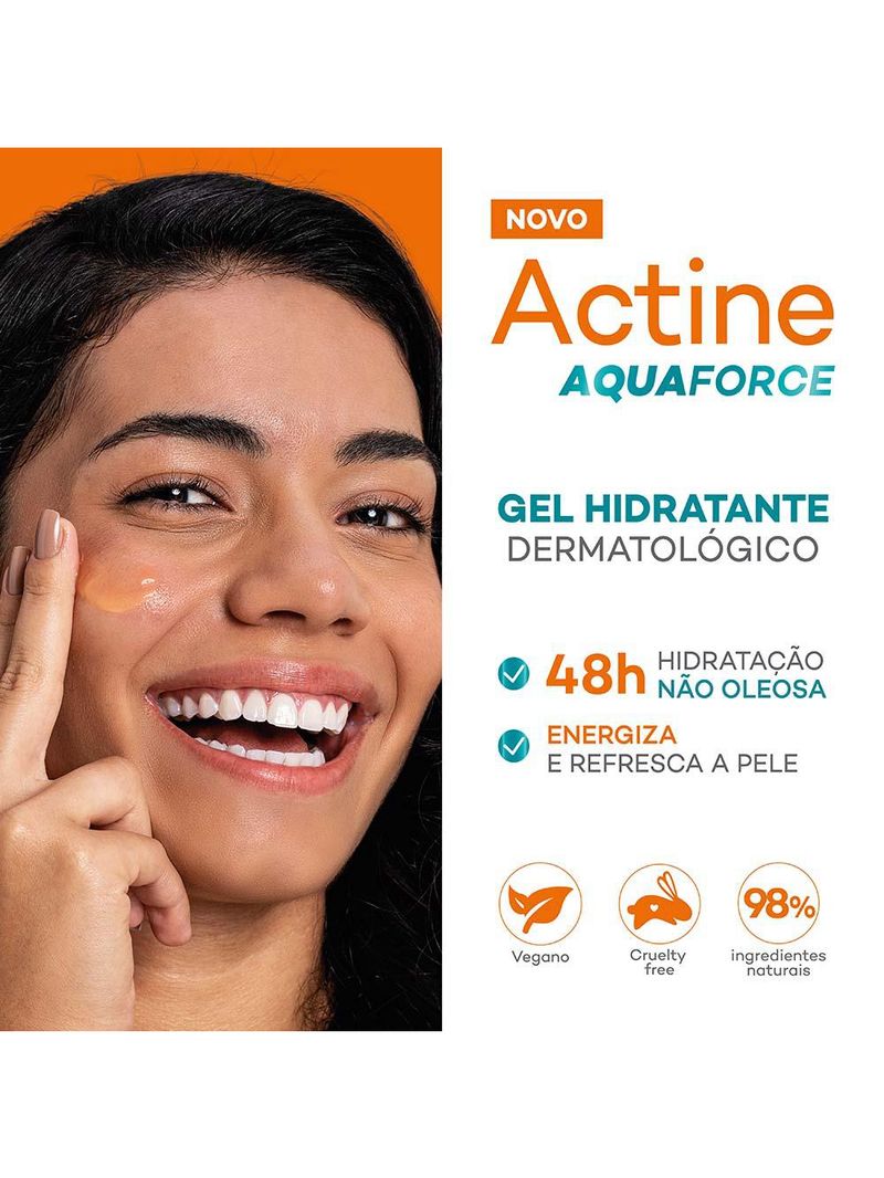 Gel hidratante facial darrow actine aquaforce