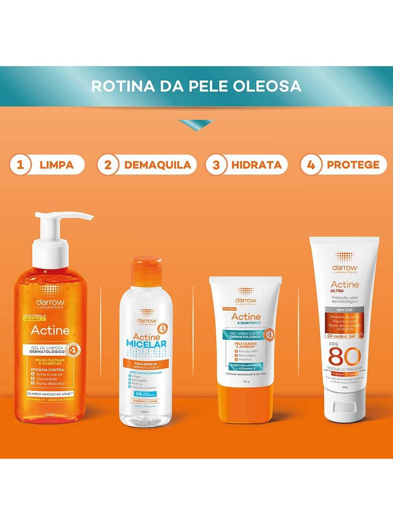 Gel hidratante facial darrow actine aquaforce