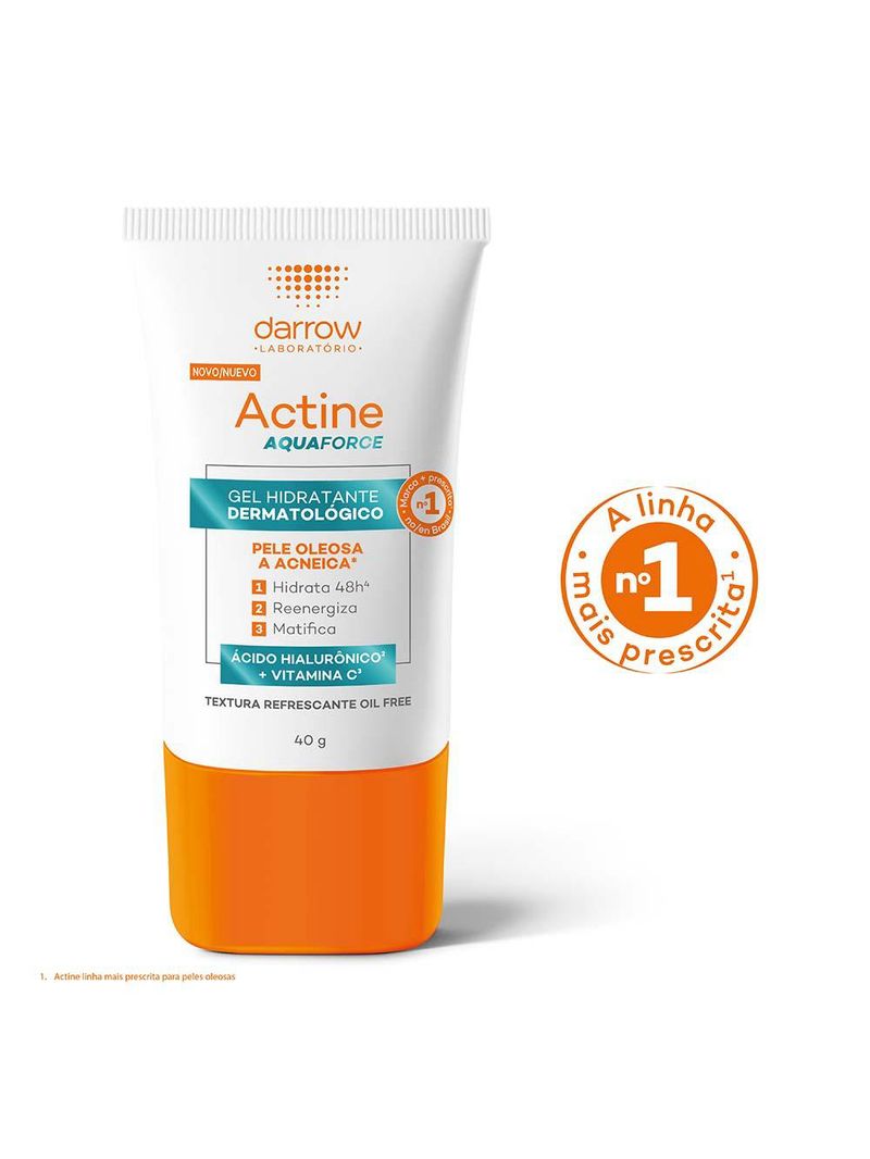 Gel hidratante facial darrow actine aquaforce