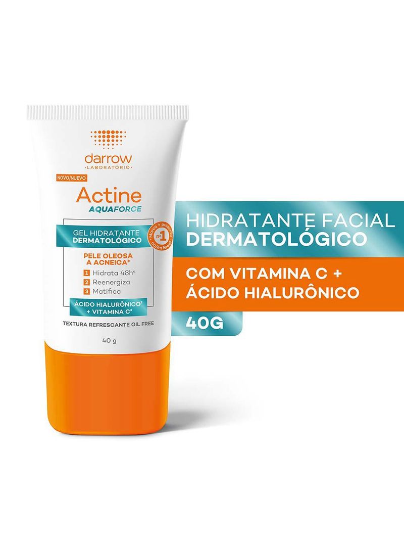 Gel hidratante facial darrow actine aquaforce