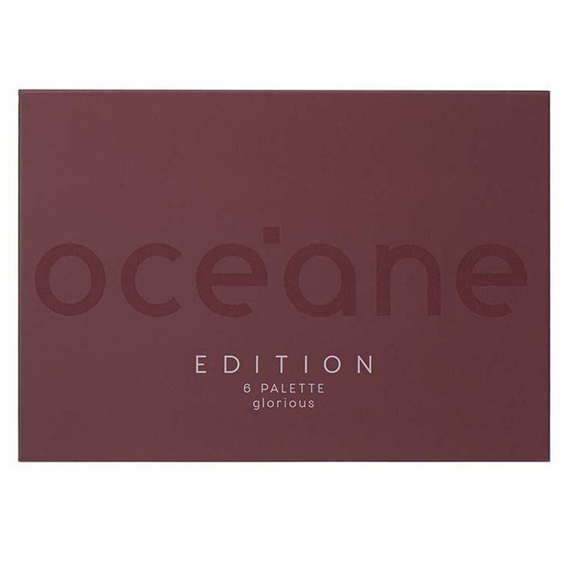 Paleta de sombras océane edition 6 palette glorious