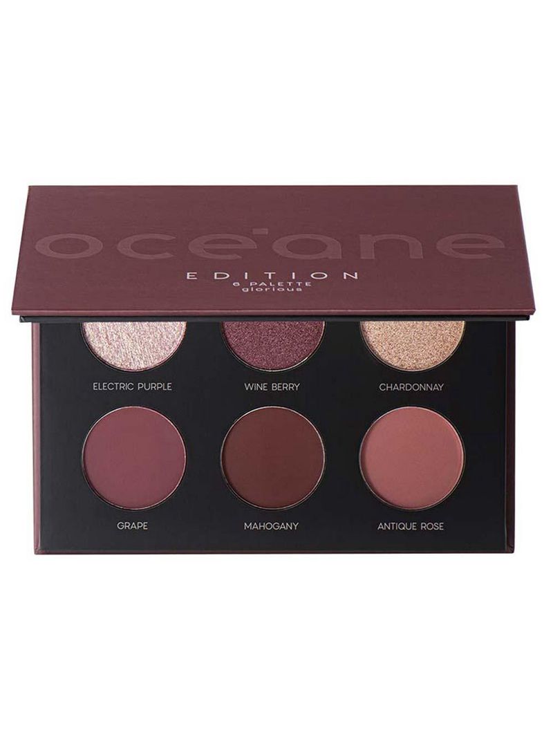 Paleta de sombras océane edition 6 palette glorious