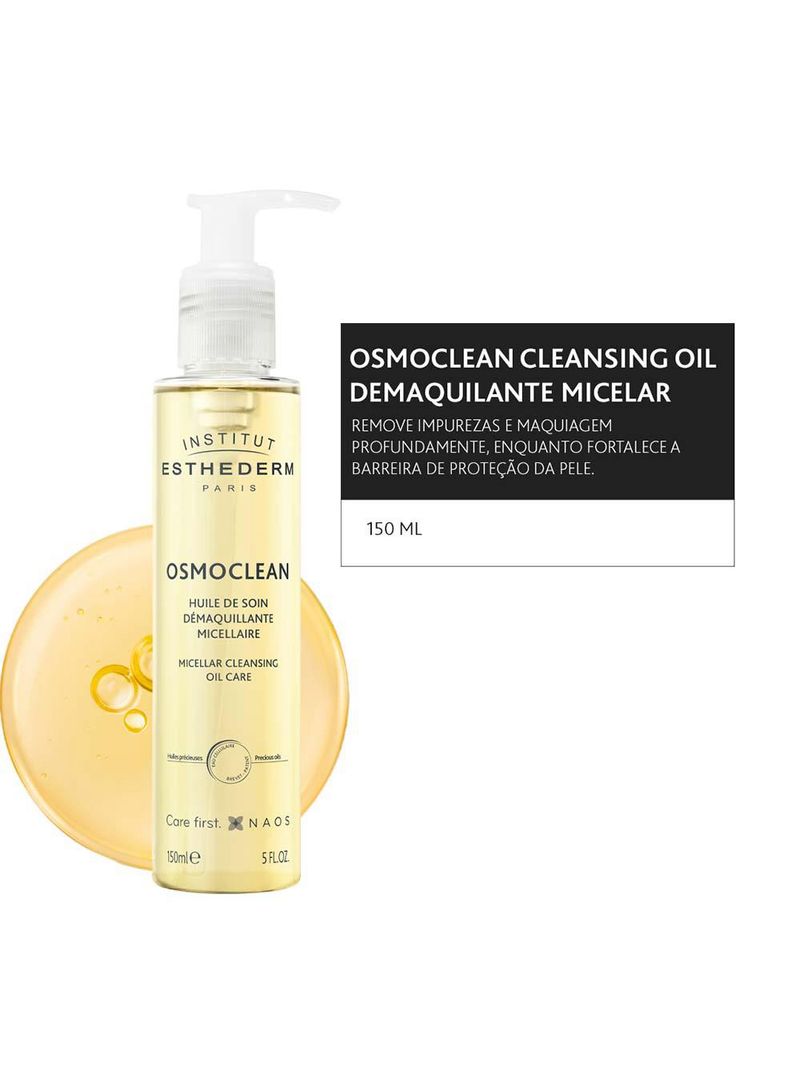Demaquilante micelar facial esthederm osmoclean cleansing oil