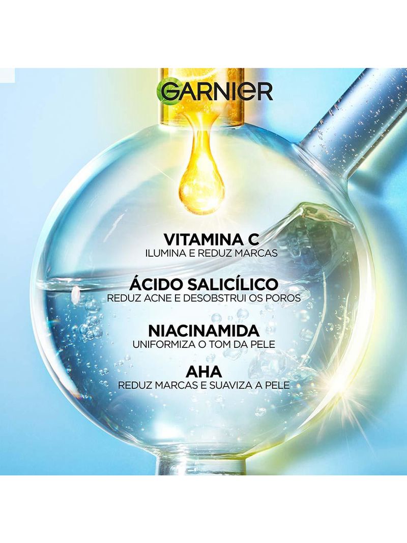 Sérum facial garnier uniform & matte antiacne