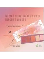 Paleta de blush e iluminador essence peachy blossom