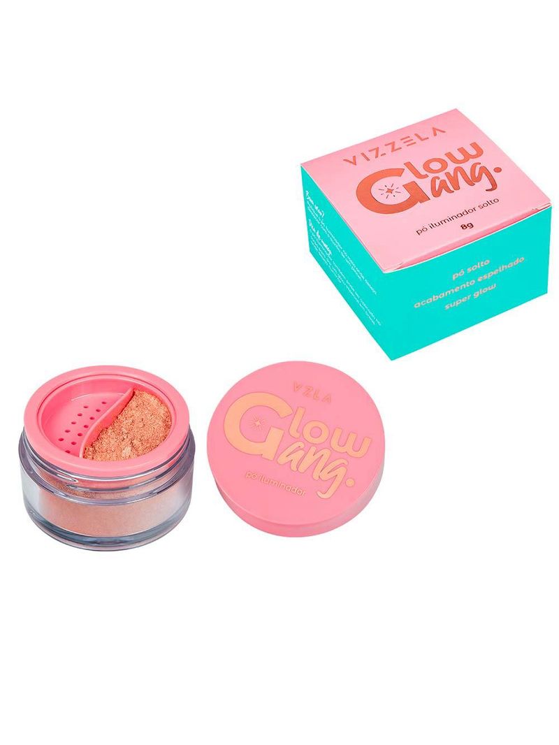 Pó iluminador solto vizzela glow gang