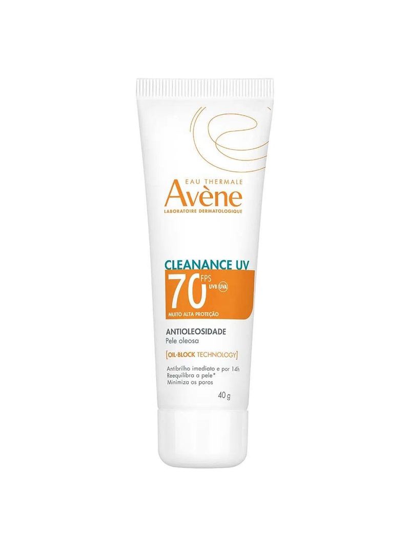 Avène cleanance uv kit com 2 unidades - protetor solar facial antioleosidade fps70