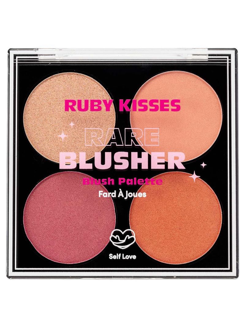 Paleta de blush ruby kisses rare blusher