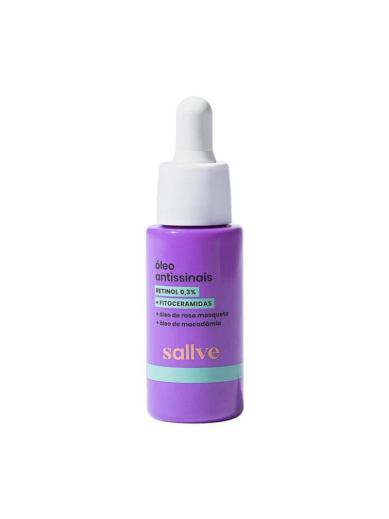 Óleo facial antissinais sallve