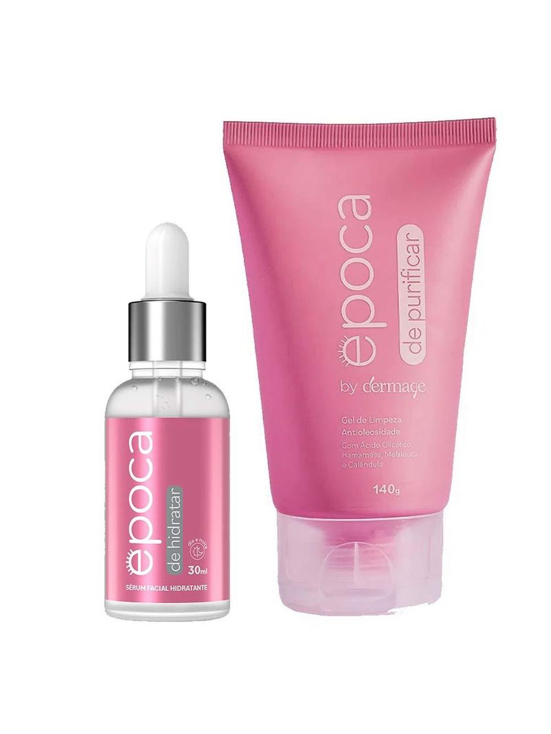 Época by dermage kit – Época de purificar 140g + Época de hidratar 30ml