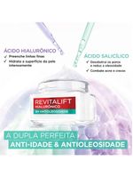 L’oréal paris kit – protetor solar facial solar expertise antirrugas fps60 40g + gel creme facial antioleosidade revitalift hialurônico 50ml