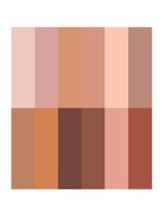 Paleta de sombras mac connect in colour eye shadow palette unfiltered nudes
