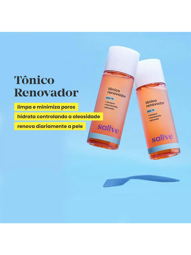 Tônico facial renovador sallve