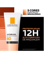 La roche-posay anthelios ultra cover kit com 2 unidades – protetor solar facial com cor fps60 20 – 30g