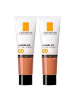 La roche-posay anthelios ultra cover kit com 2 unidades – protetor solar facial com cor fps60 50 – 30g