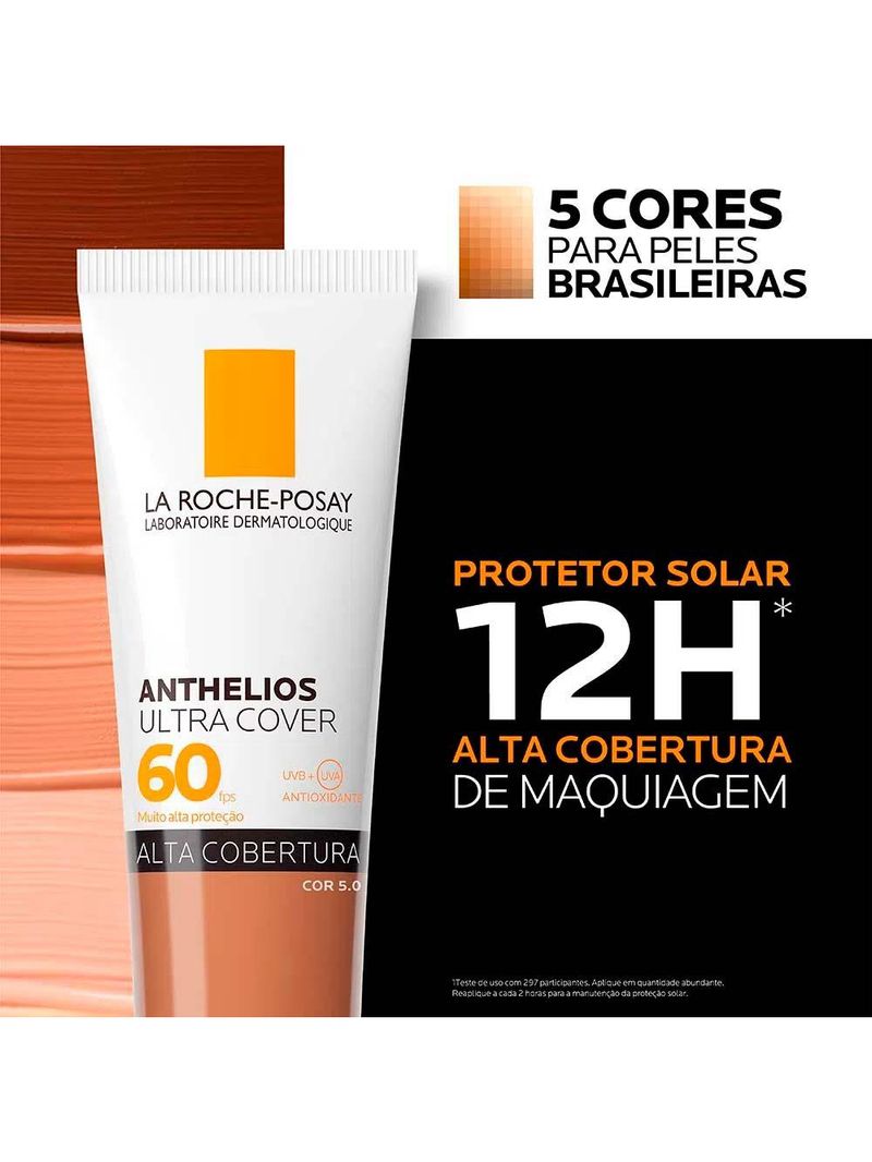 La roche-posay anthelios ultra cover kit com 2 unidades – protetor solar facial com cor fps60 50 – 30g