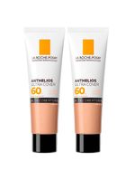 La roche-posay anthelios ultra cover kit com 2 unidades – protetor solar facial com cor fps60 30 – 30g