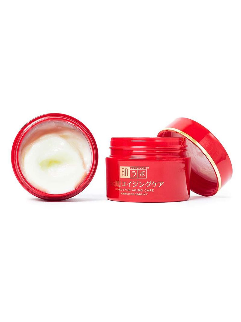 Creme hidratante facial anti-idade hada labo gokujyun aging cream