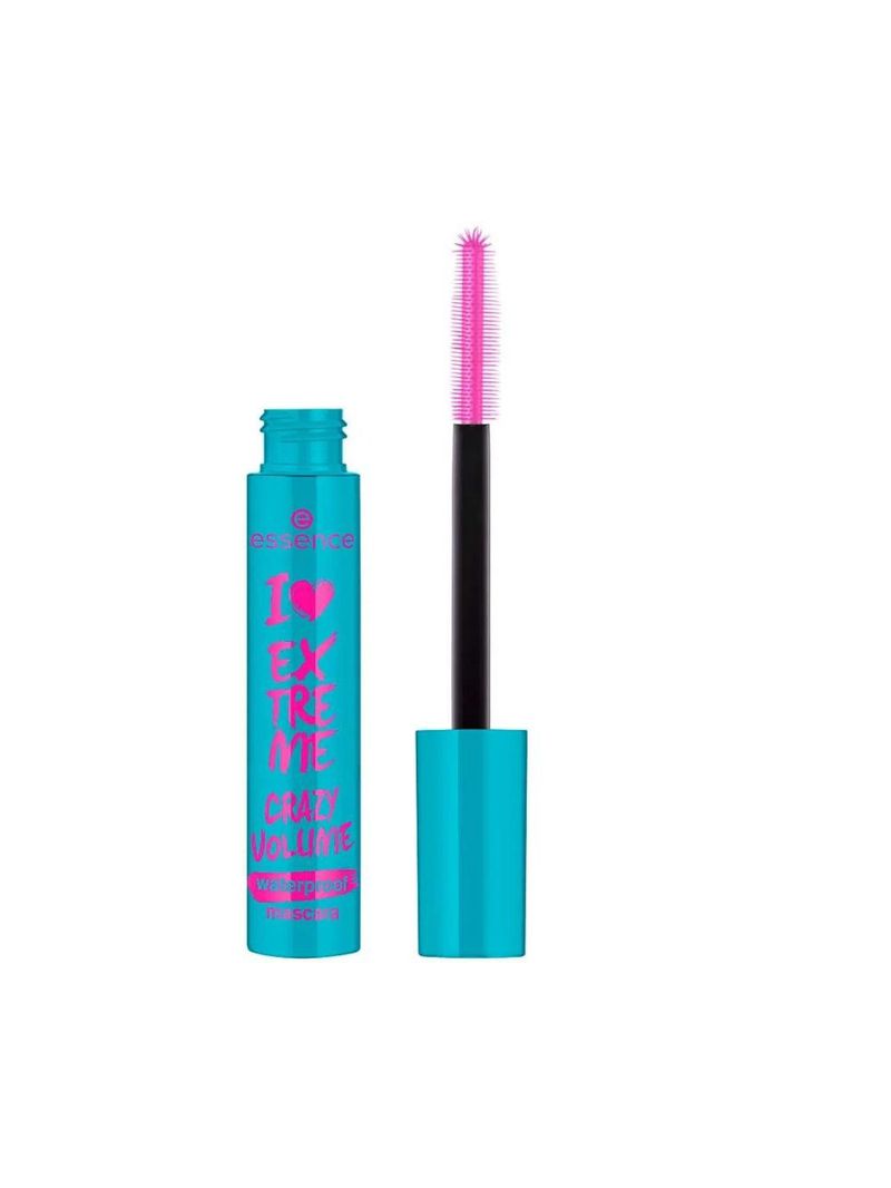 Essence kit de maquiagem - máscara i love extreme crazy volume + máscara essence i love extreme crazy volume à prova d’água